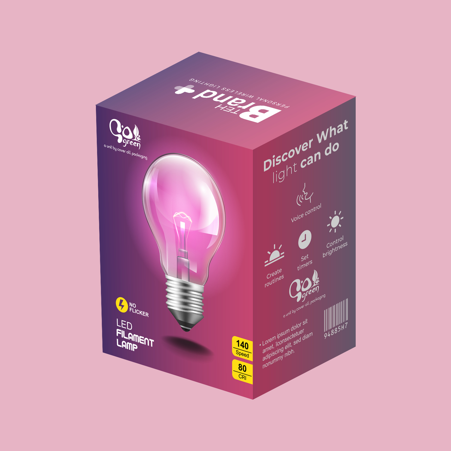 LIGHT PACKAGING BOX
